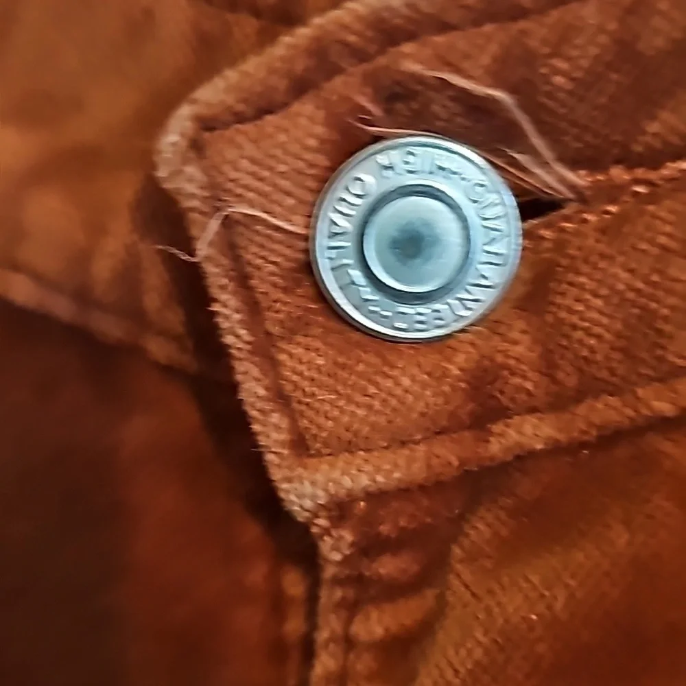 Women's size 10 Boden felt jeans burnt orange color 100% cotton - Picture 2 of 7